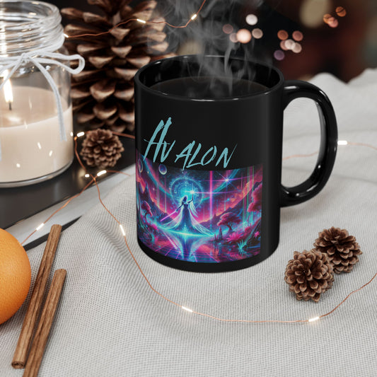 Immortal Bloodlines -  Avalon Mug - Vibrant Graphic Coffee Cup for Mythology Lovers