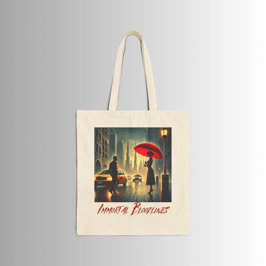 Immortal Bloodlines Gothic Tote Bag - Stylish Canvas Shopper for Art Lovers - First Glance 3 (GCC)