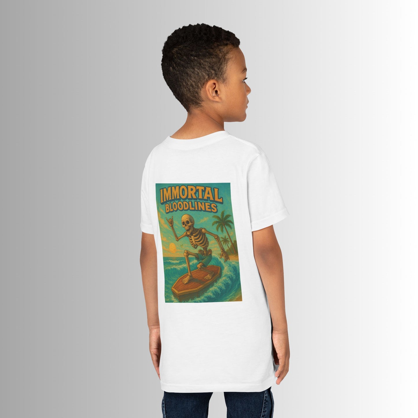 Surf Forever Large Print Youth Tee
