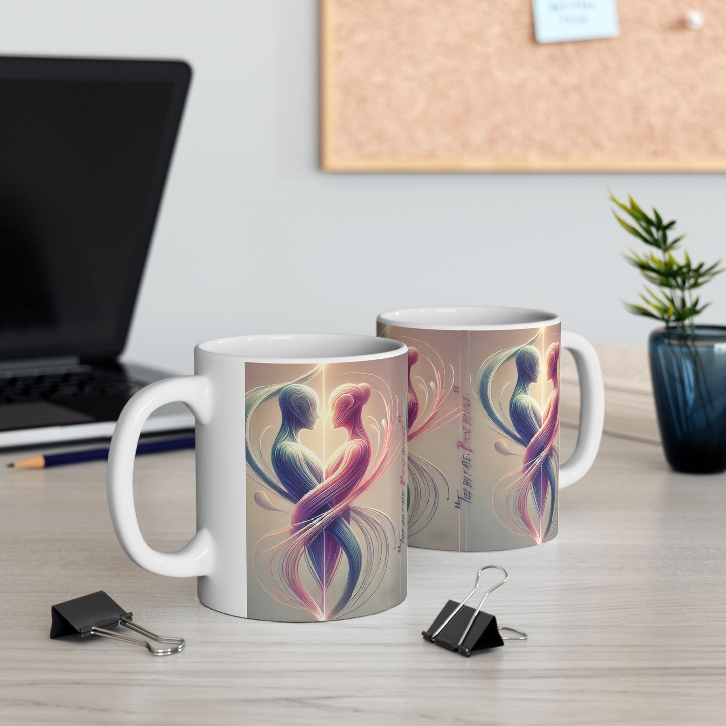 Bound by Love - Immortal Love Collection - Unique 11oz & 15oz Love Design for Coffee & Tea Lovers