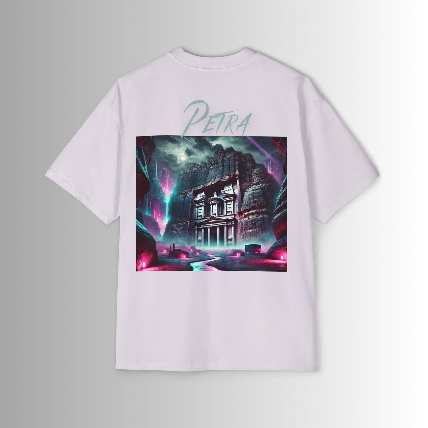 Immortal Bloodlines Men's Heavy Oversized Tee - Petra Graphic T-Shirt