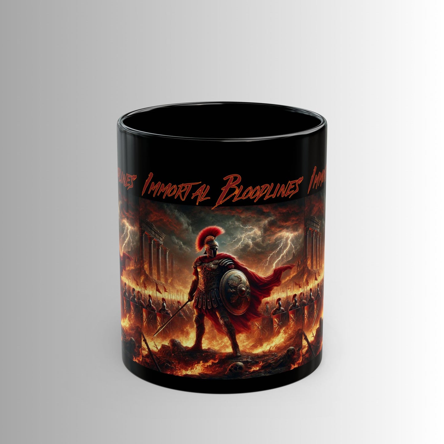 Immortal Bloodlines- God's Collection (Mars) -  Black Mug — (11oz & 15oz)