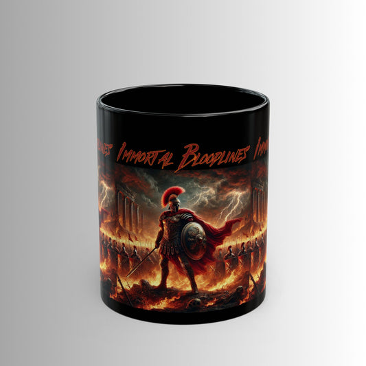 Immortal Bloodlines- God's Collection (Mars) -  Black Mug — (11oz & 15oz)