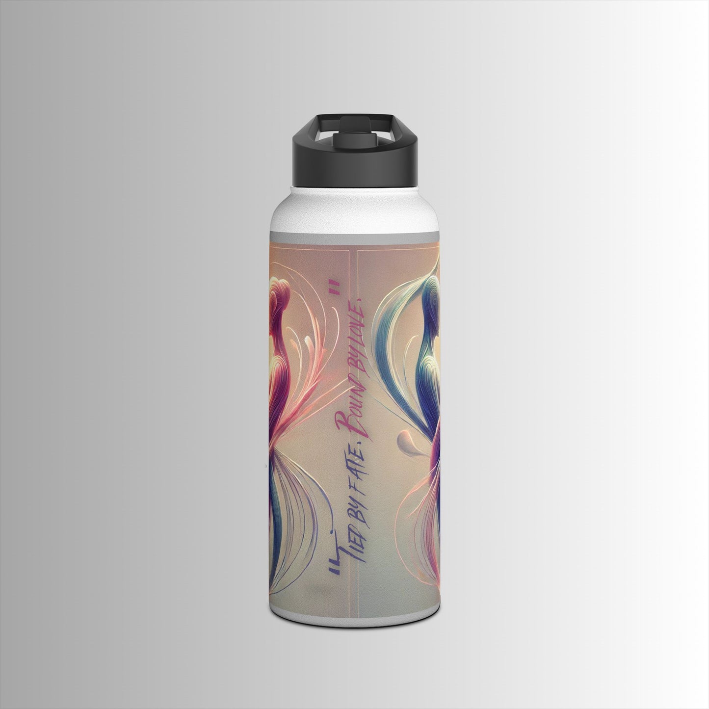 Bound by Love - Stainless Steel Water Bottle, Standard Lid - The Immortal Love Collection