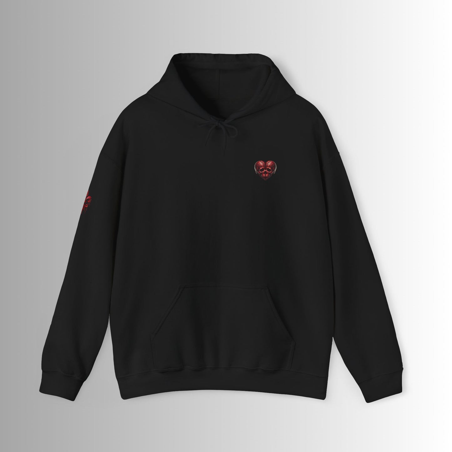 Fate & Love Unisex Hooded Sweatshirt - Heart Design