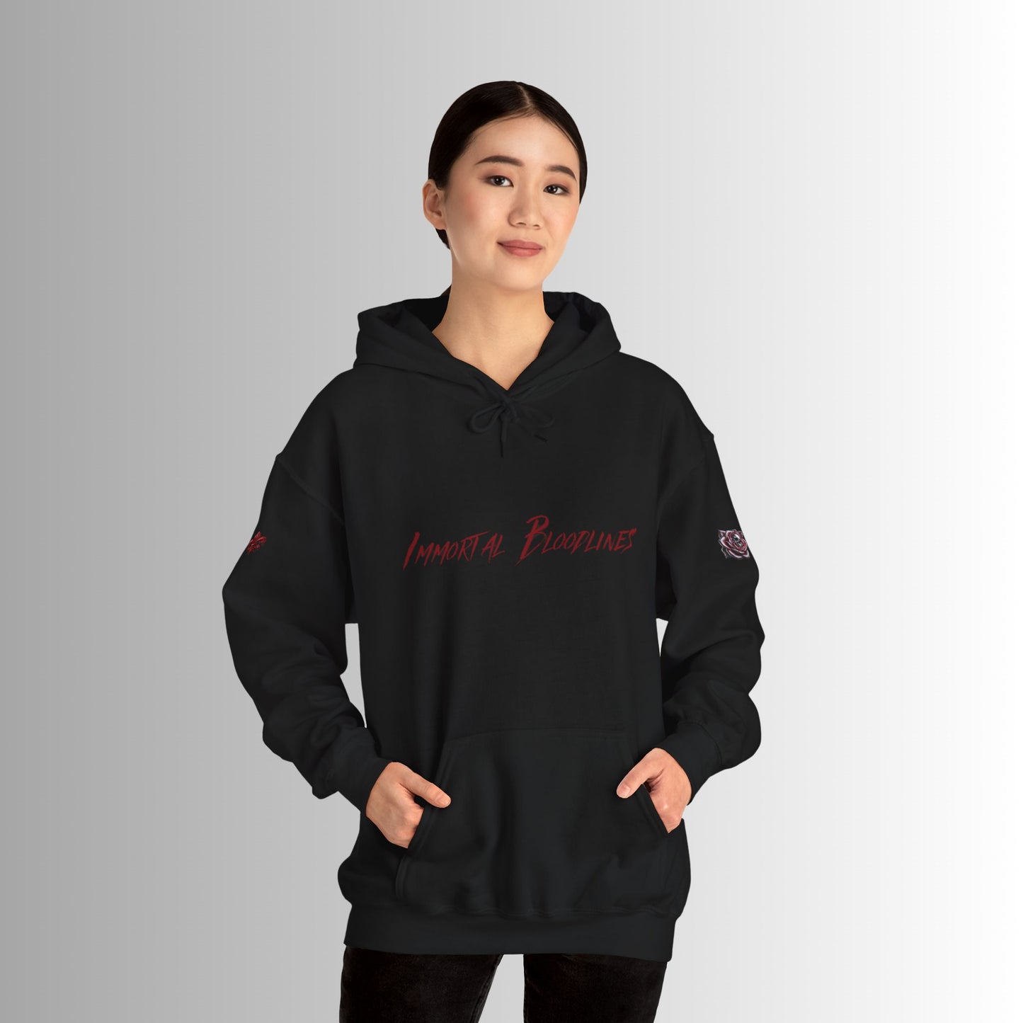 Immortal Bloodlines Forge Your Legacy  - Unisex Hooded Sweatshirt (GCC)