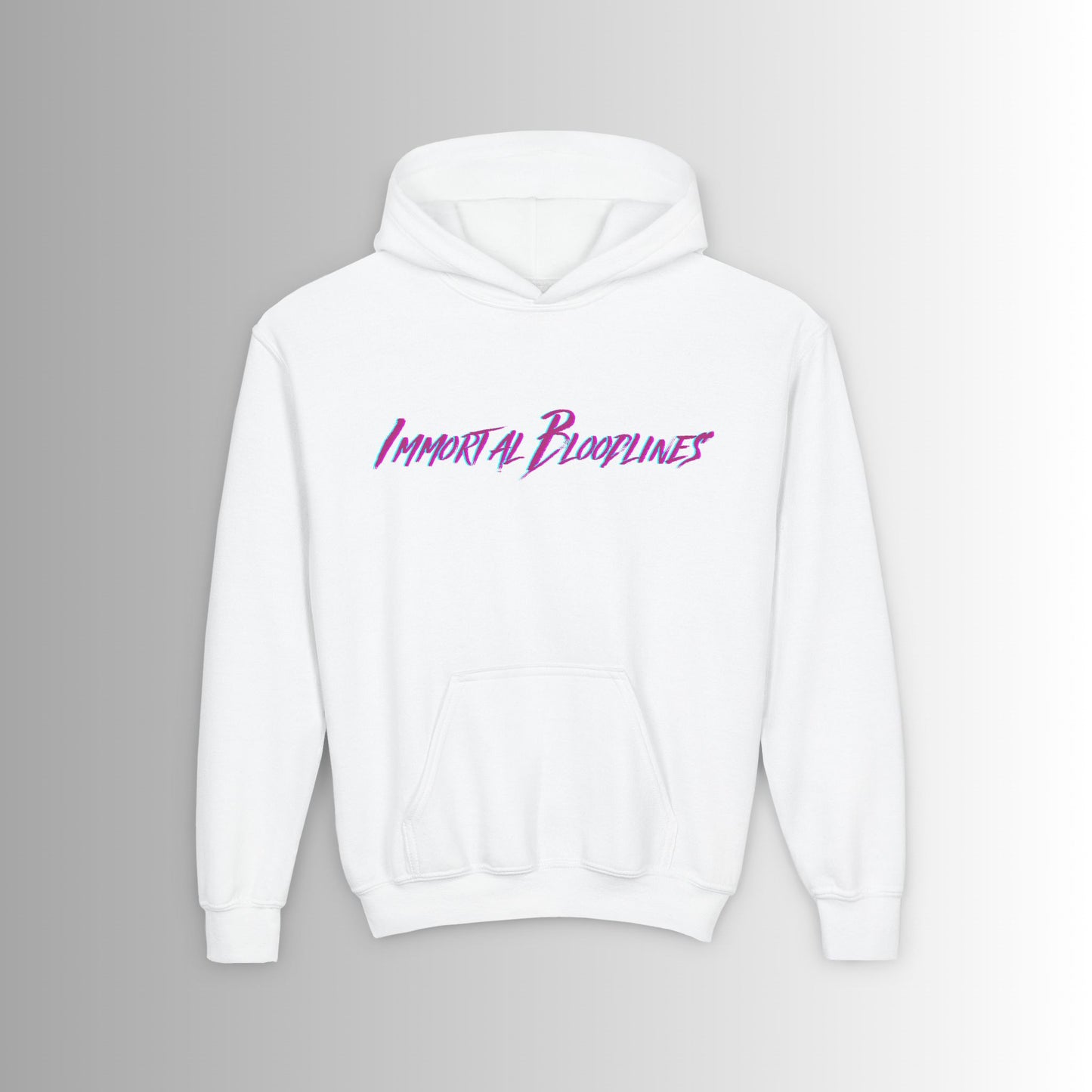 Youth Heavy Blend Hoodie - 'Immortal Bloodlines' Logo