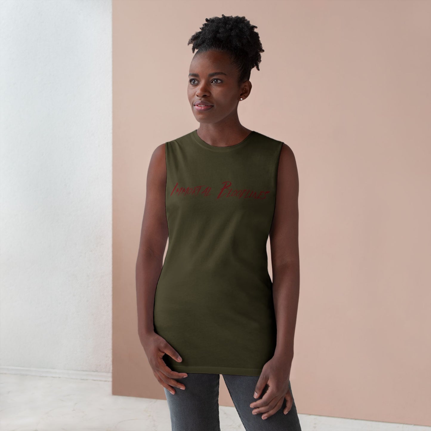 Unisex Immortal Bloodlines Tank - Forge your Legacy Logo