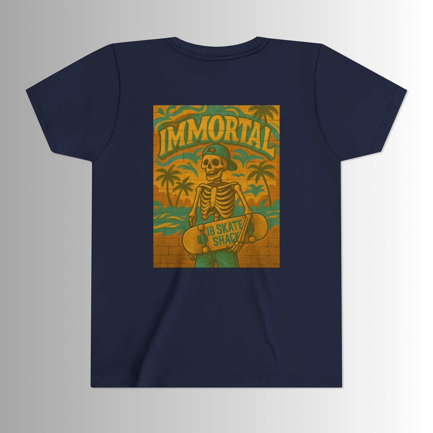 Summer Vibes Large Print Youth Tee