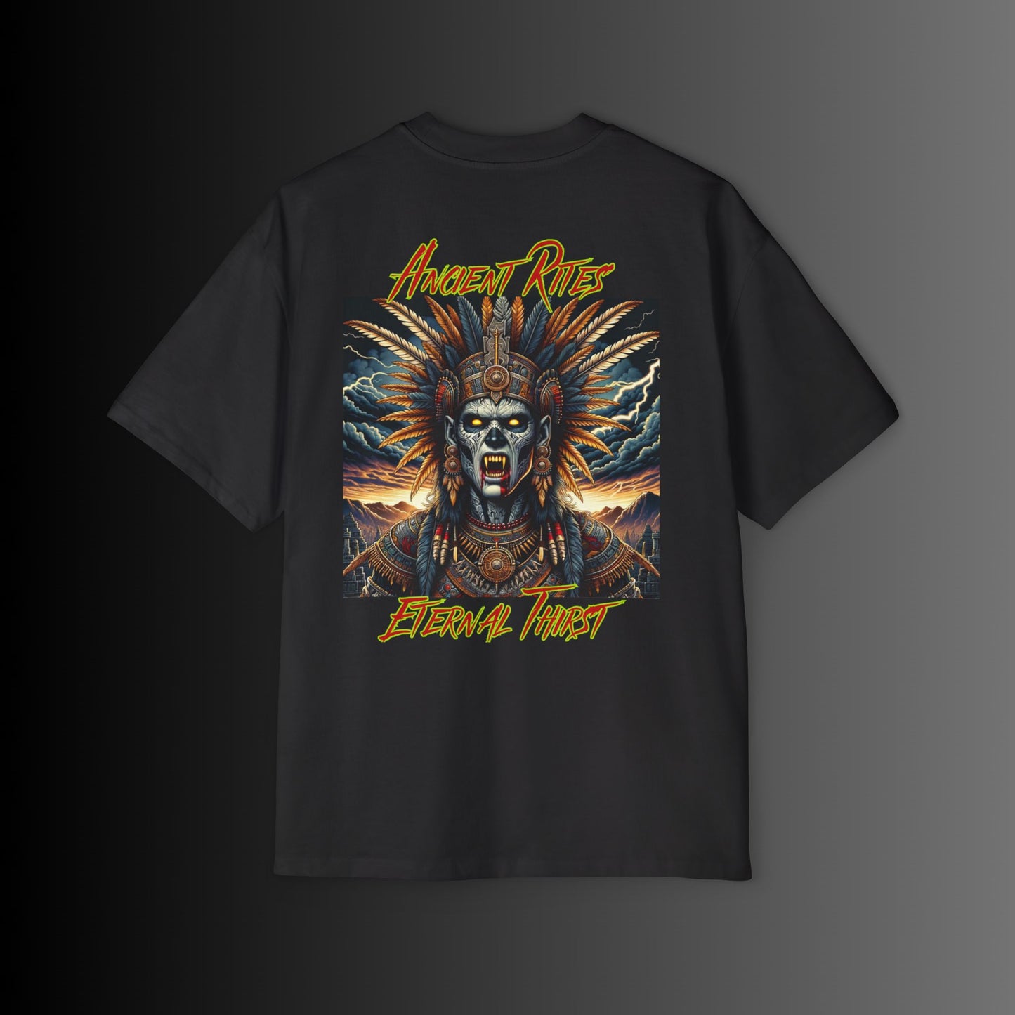 Curse of the Tlacaelel Aztec Priests Collection - Oversized Tee (GCC)