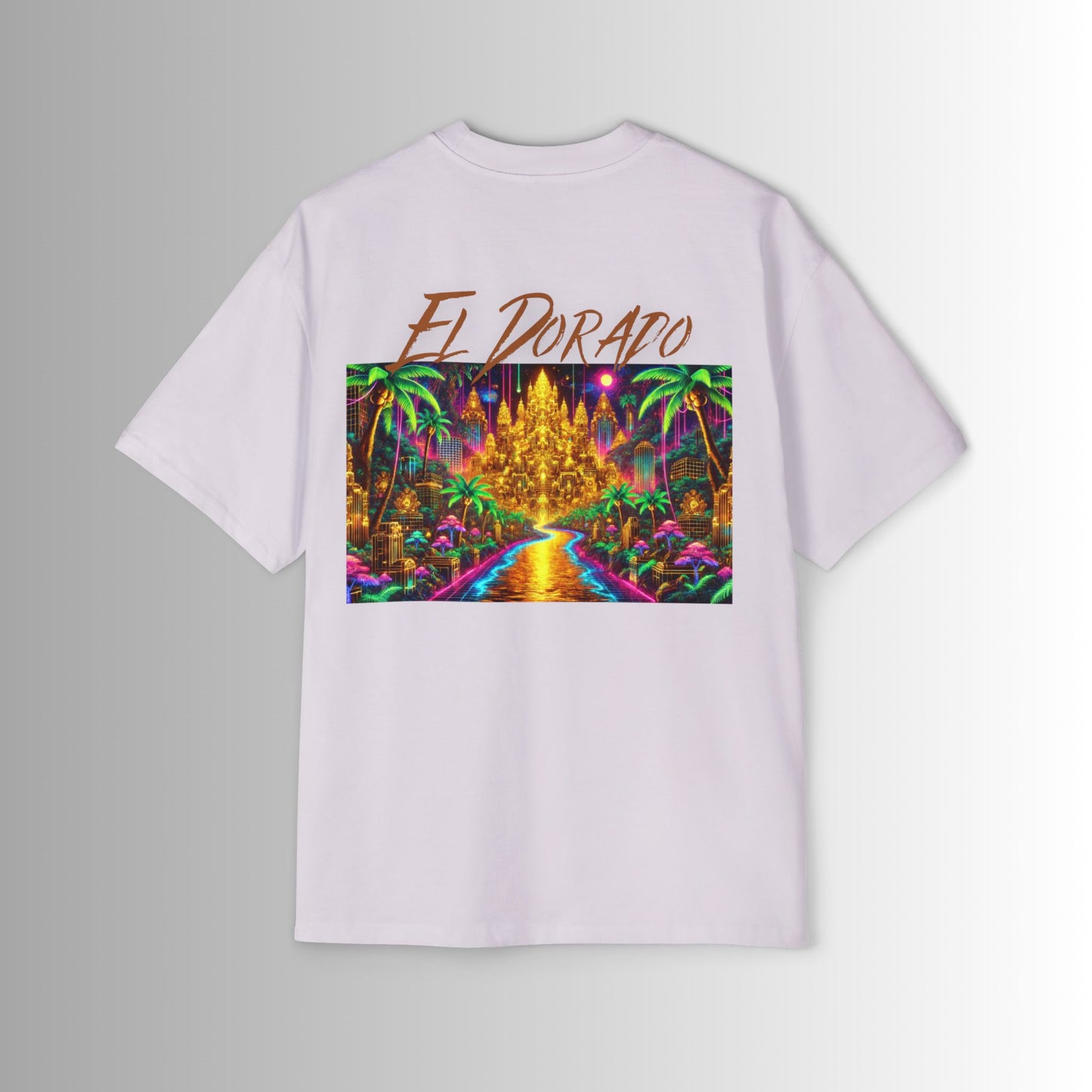Immortal Bloodlines Men's Heavy Oversized Tee - El Dorado Graphic T-Shirt