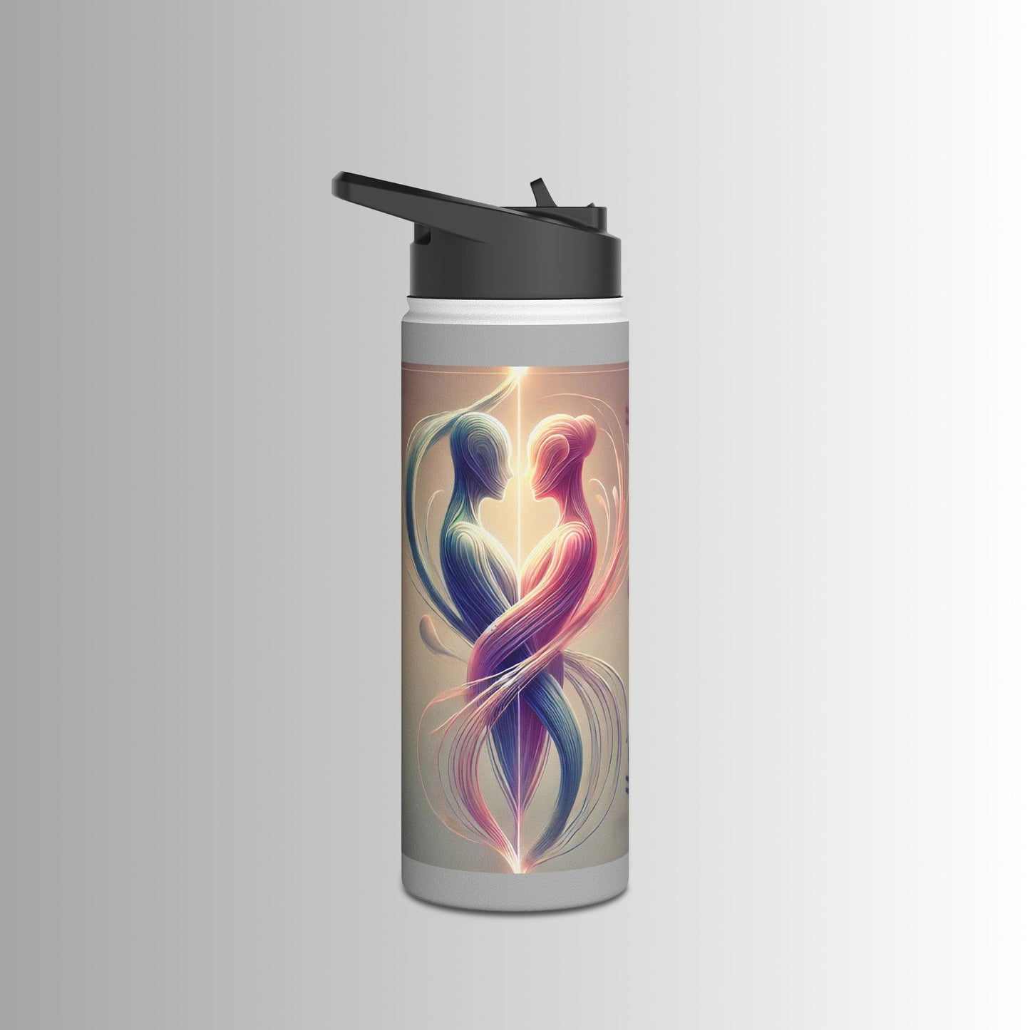 Bound by Love - Stainless Steel Water Bottle, Standard Lid - The Immortal Love Collection