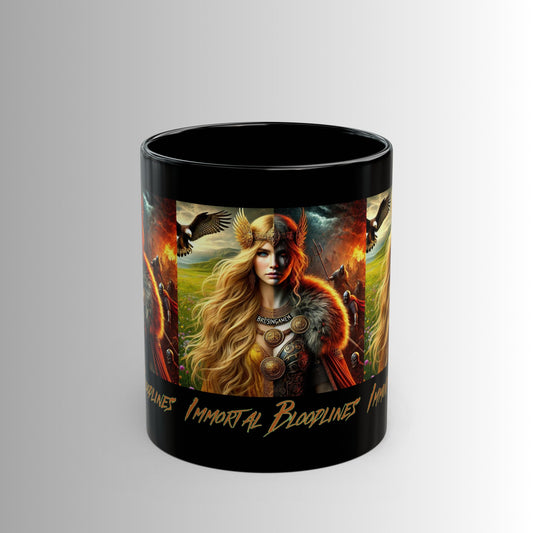 Immortal Bloodlines- God's Collection (Freya) -  Black Mug — (11oz & 15oz)