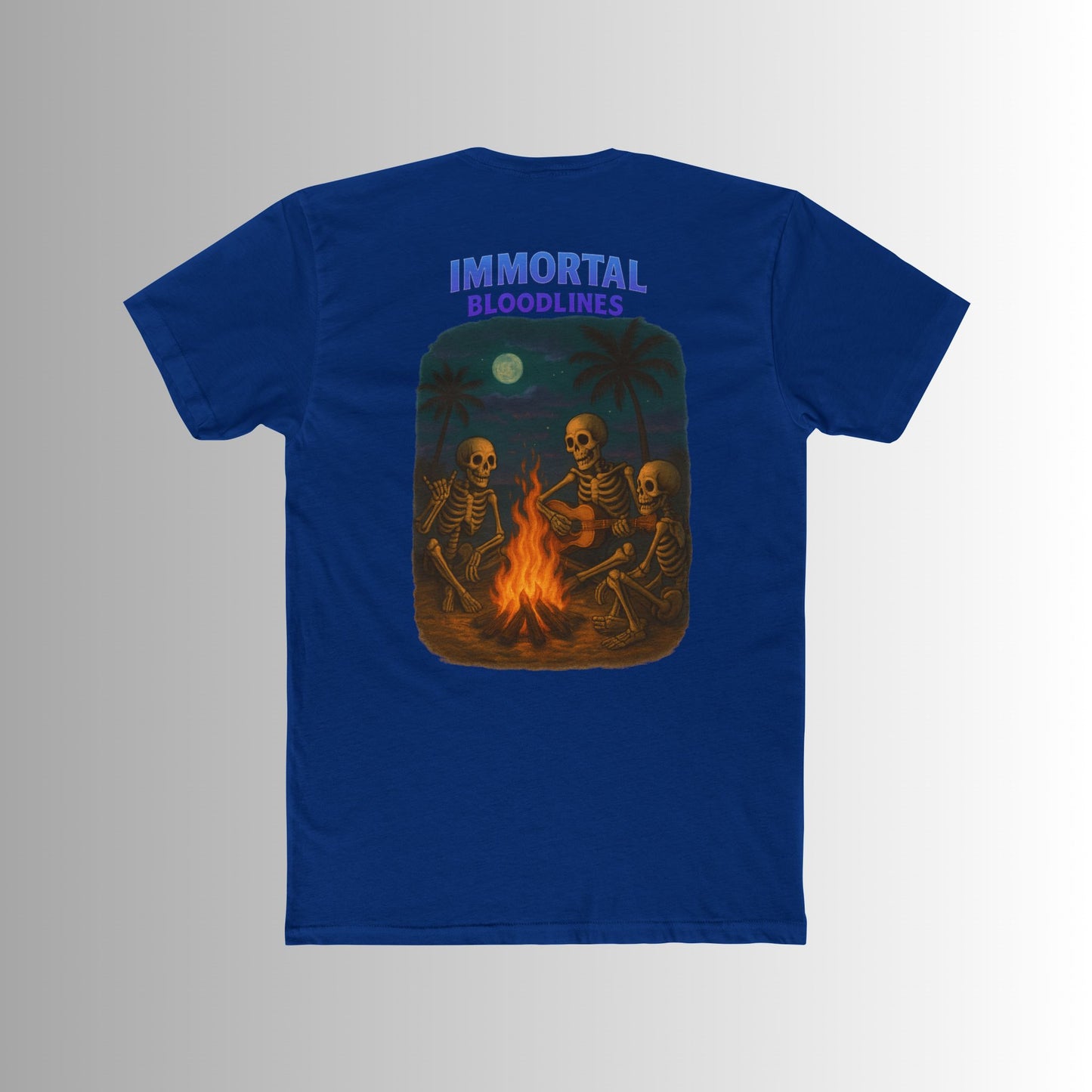 Surf-Inspired Unisex Cotton Crew Tee | Beach Vibes, Summer Style, Gift for Surfers, Casual Wear, Surf Forever, Immortal Bloodlines