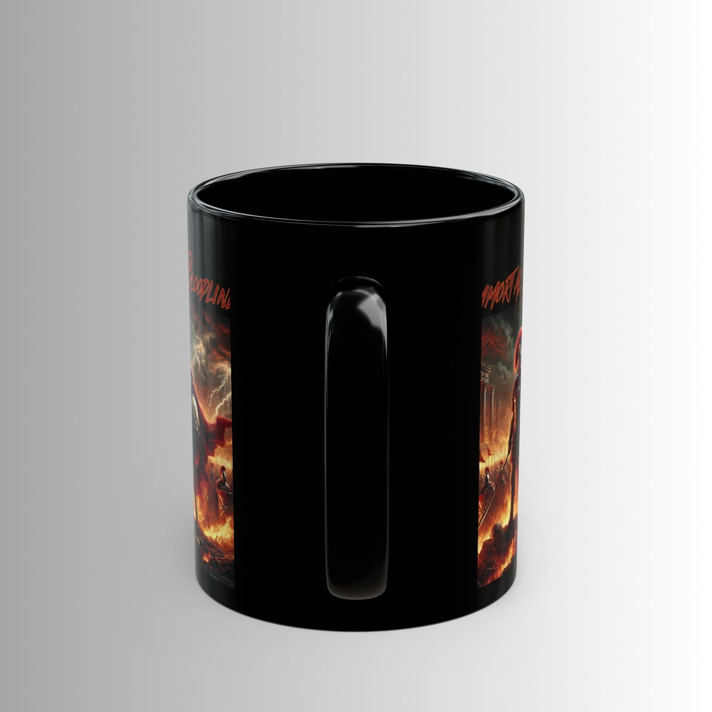 Immortal Bloodlines- God's Collection (Mars) -  Black Mug — (11oz & 15oz)