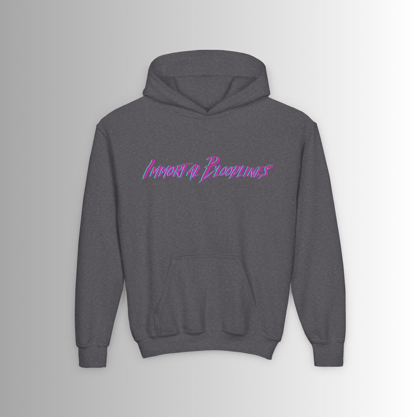 Youth Heavy Blend Hoodie - 'Immortal Bloodlines' Logo