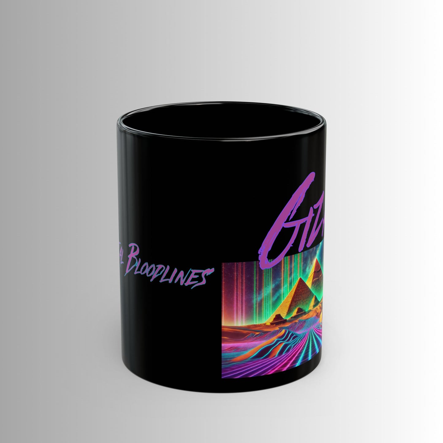 Immortal Bloodlines - Giza Mug - Vibrant Graphic Coffee Cup for Mythology Lovers