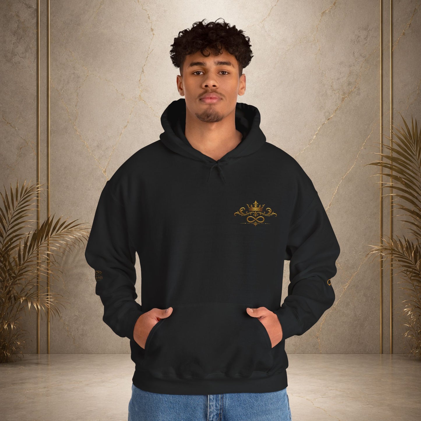 Immortal Bloodlines Gold Crest Hoodie