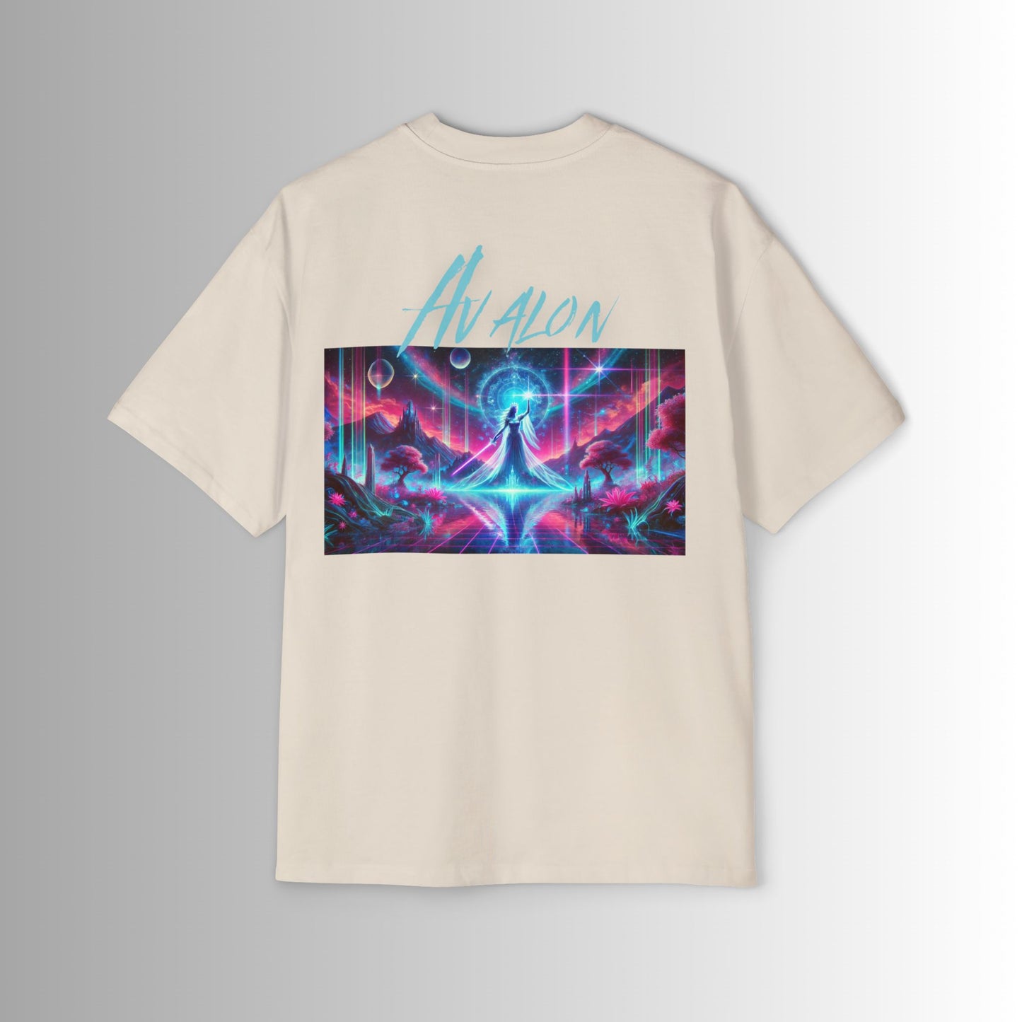 Immortal Bloodlines Men's Heavy Oversized Tee - Avalon Graphic T-Shirt