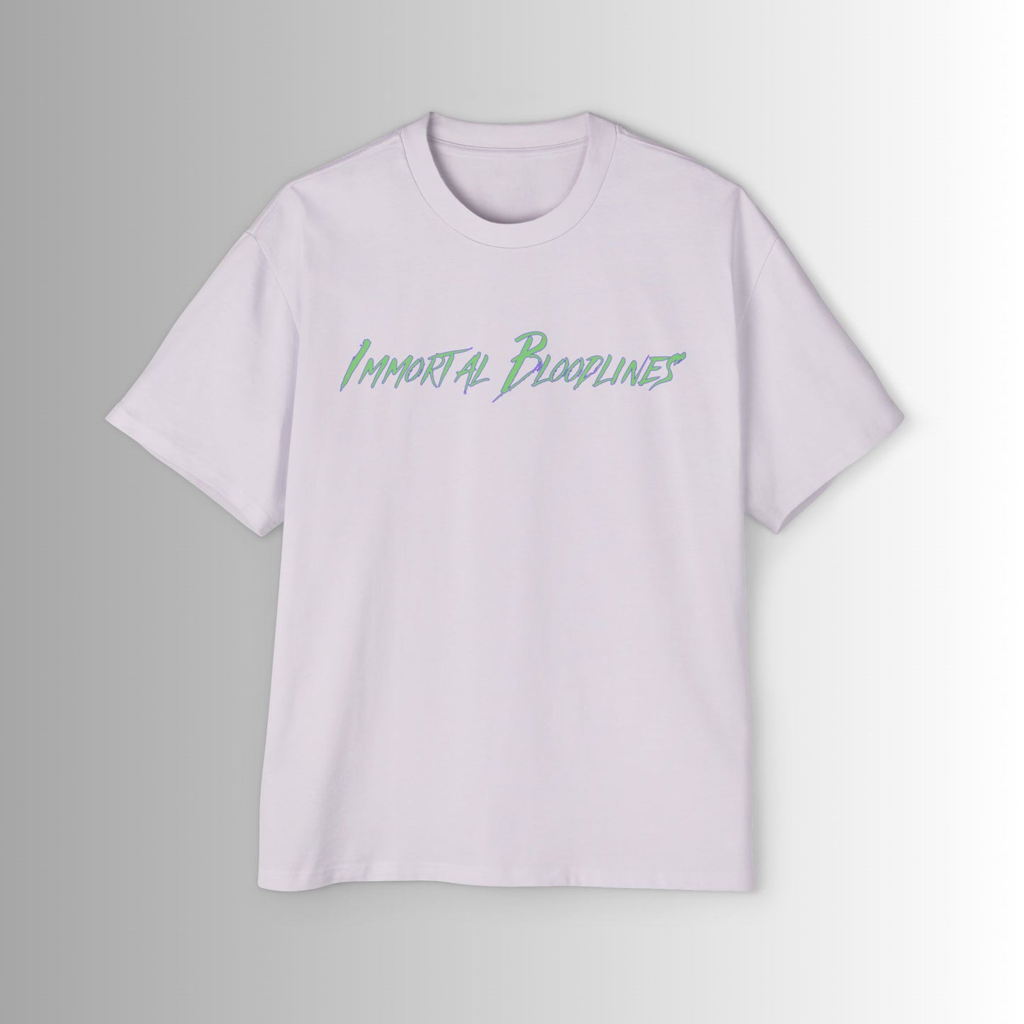Immortal Bloodlines Men's Heavy Oversized Tee - Atlantis Graphic T-Shirt