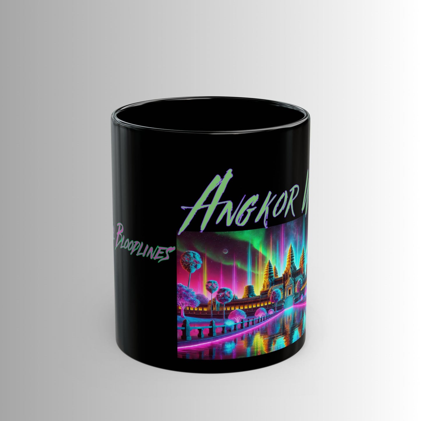 Immortal Bloodlines - Angkor Wat Mug - Vibrant Graphic Coffee Cup for Mythology Lovers
