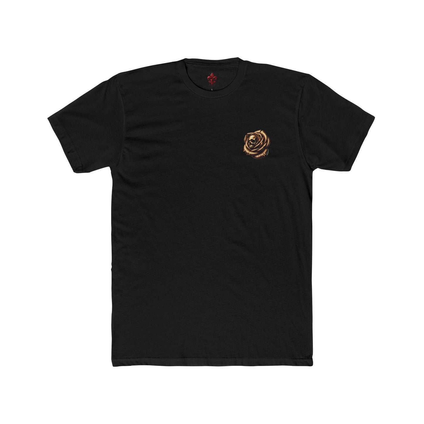 Skull Rose Logo - Gold