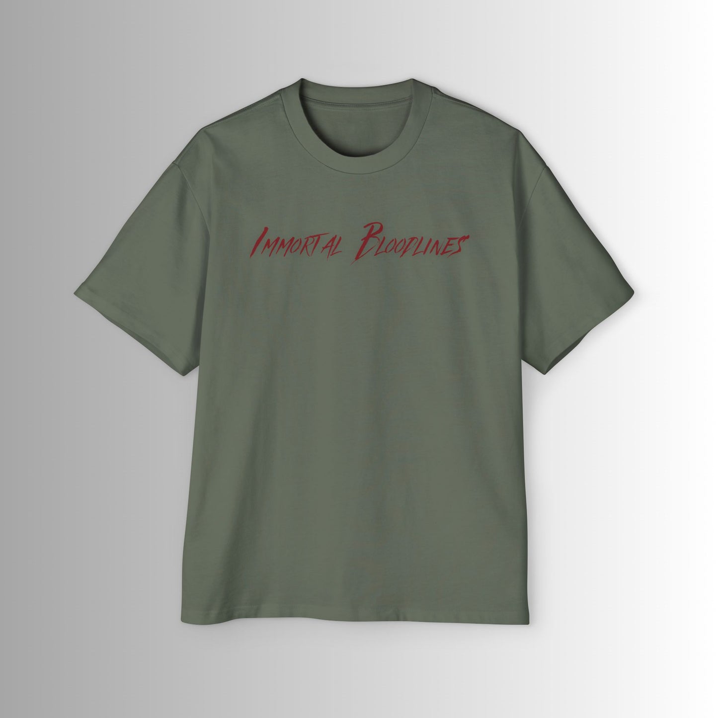 Men's Oversized Tee - Immortal Bloodlines - 'Forge Your Legacy' Graphic Shirt