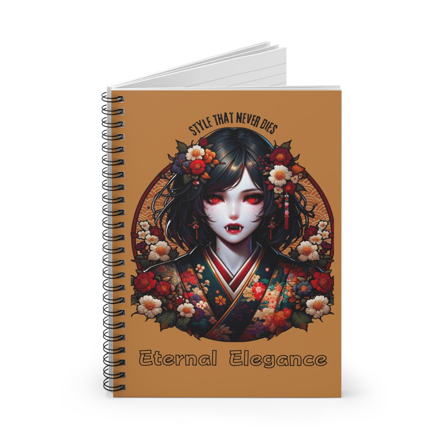 Geisha Spiral Notebook - Ruled Line