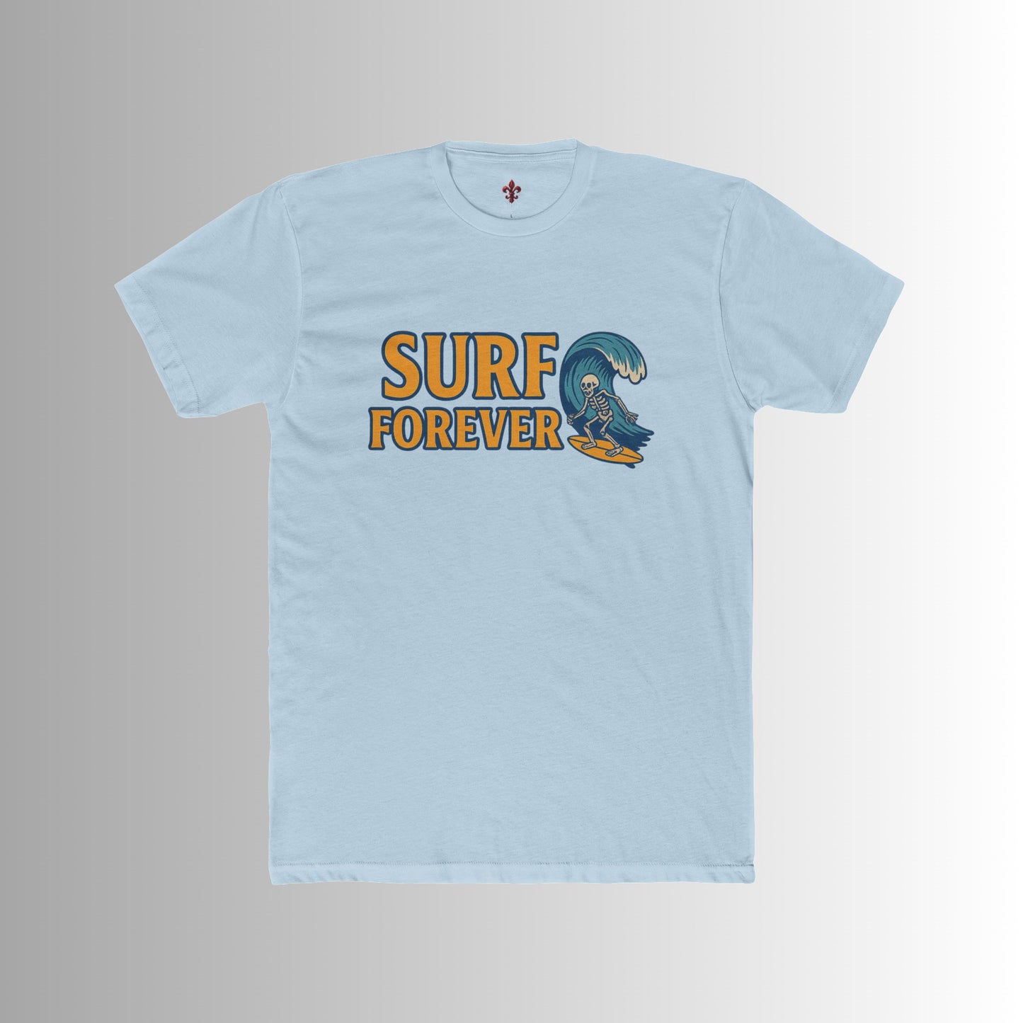 Surf Forever Skeleton Summer Tee