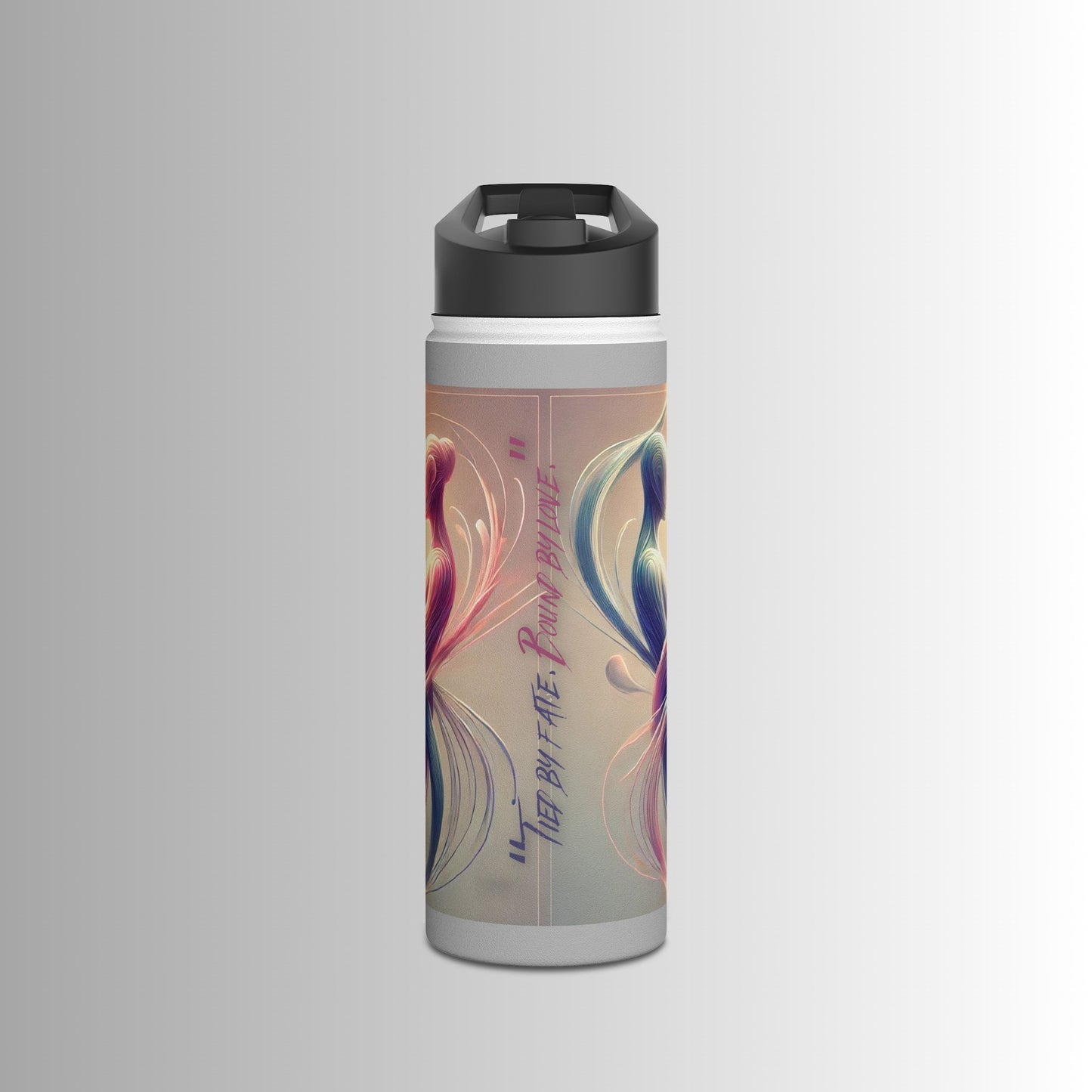 Bound by Love - Stainless Steel Water Bottle, Standard Lid - The Immortal Love Collection