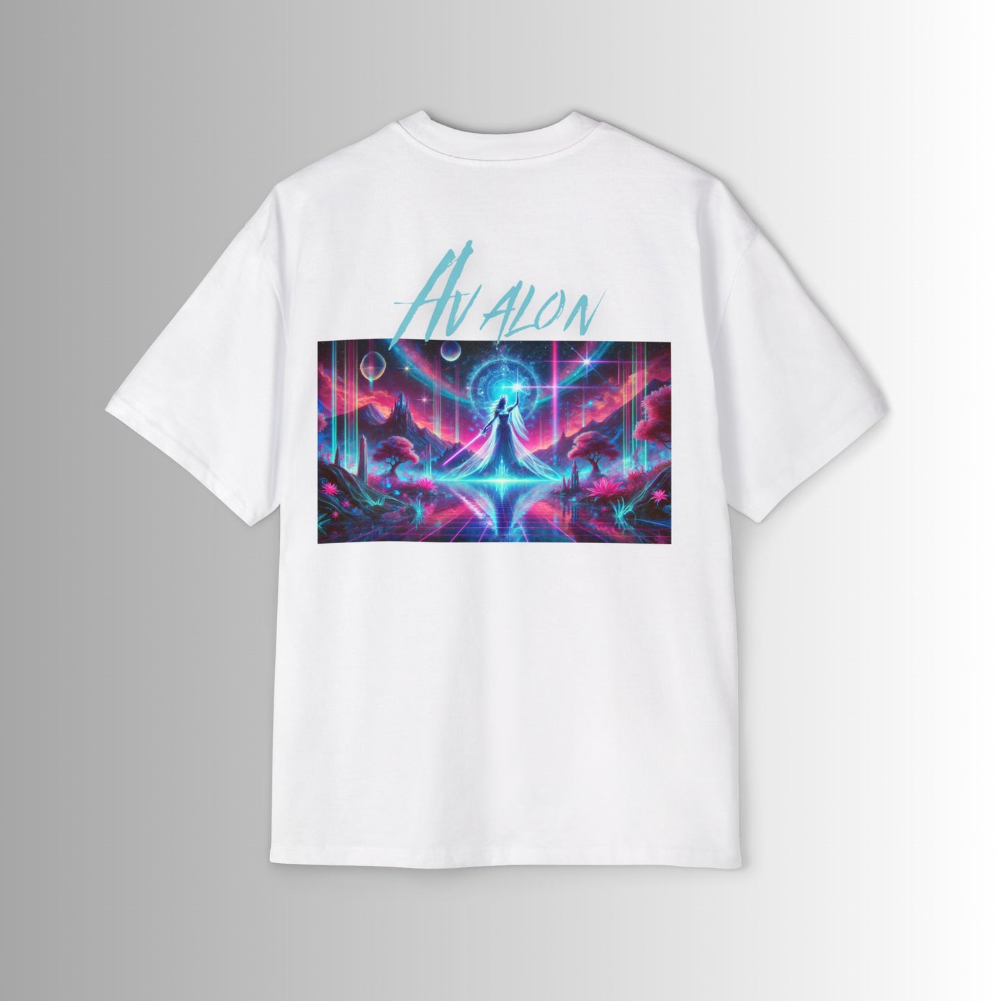 Immortal Bloodlines Men's Heavy Oversized Tee - Avalon Graphic T-Shirt