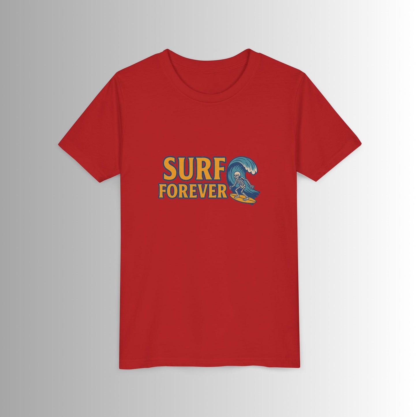 Surf Forever Large Print Youth Tee