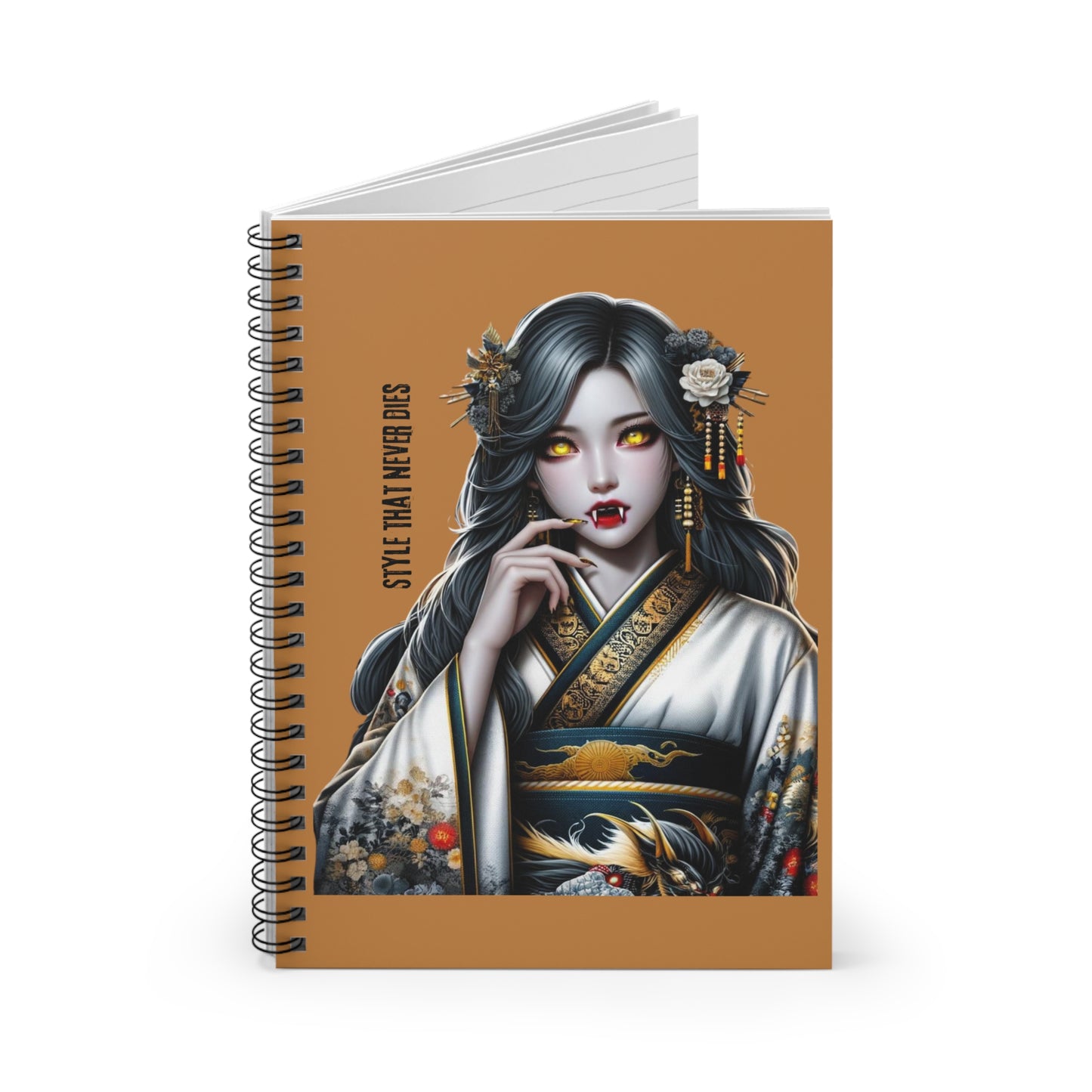Geisha Spiral Notebook - Ruled Line