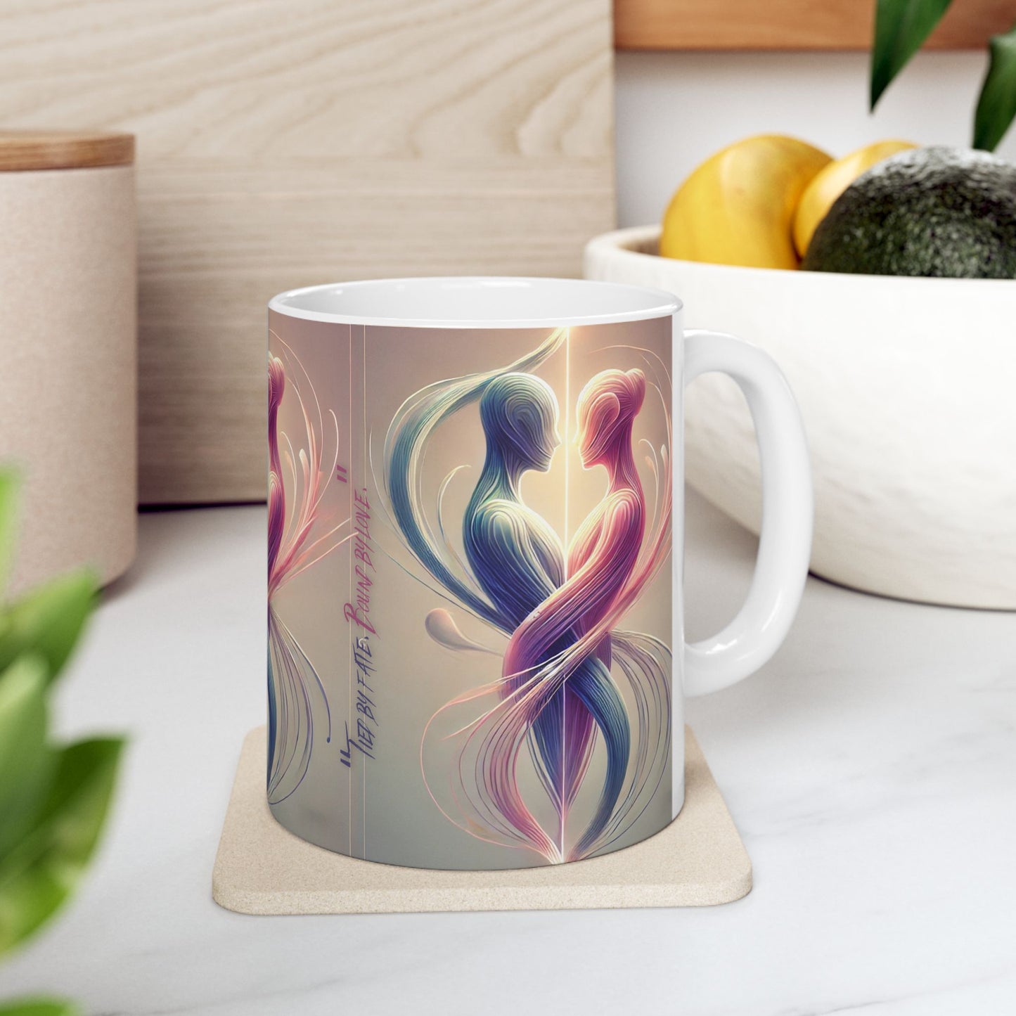 Bound by Love - Immortal Love Collection - Unique 11oz & 15oz Love Design for Coffee & Tea Lovers