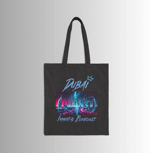 Immortal Bloodlines Gothic Tote Bag - Stylish Canvas Shopper for Art Lovers (Dubai) GCC