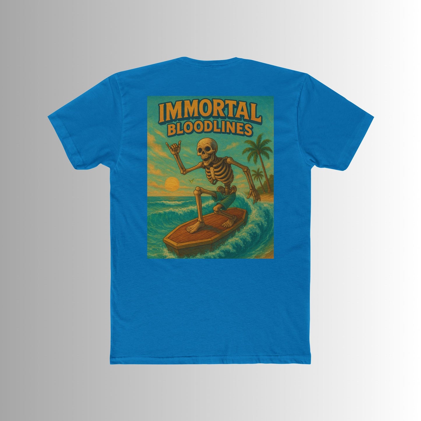 Surf Forever Skeleton Summer Tee