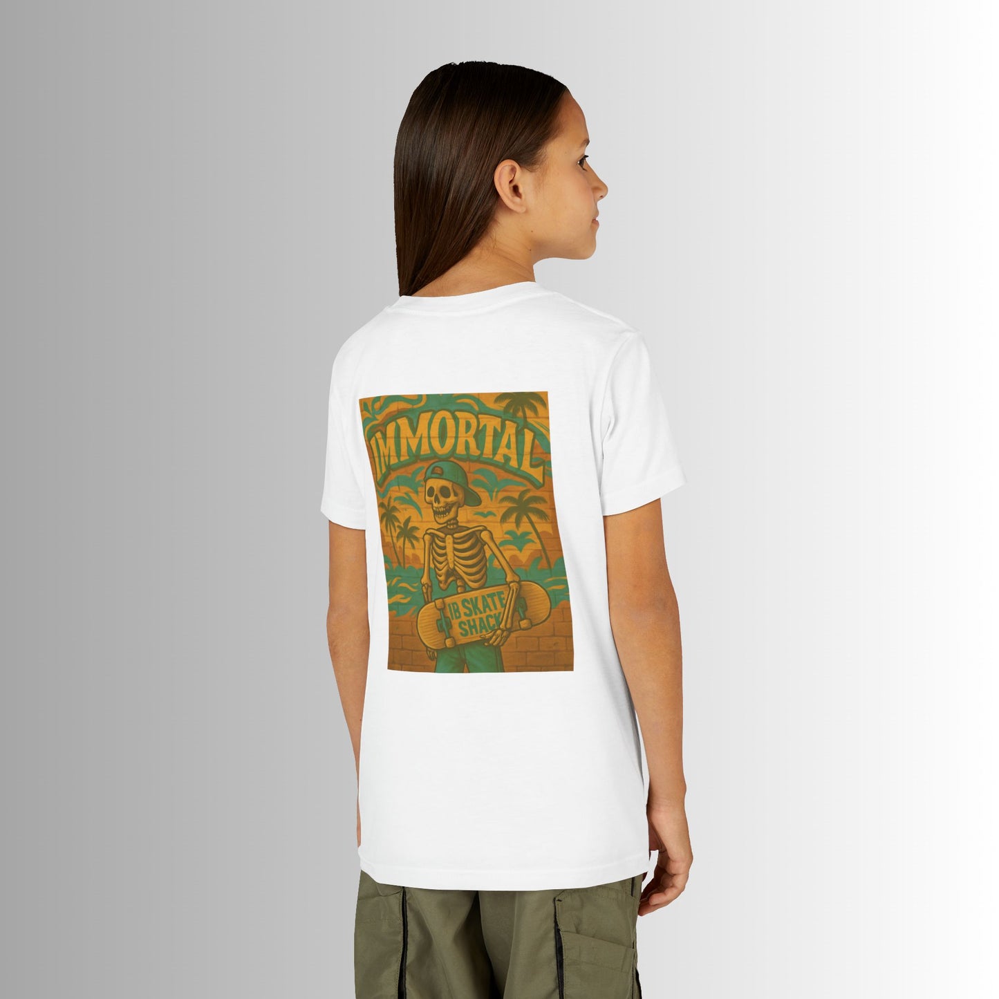 Summer Vibes Large Print Youth Tee