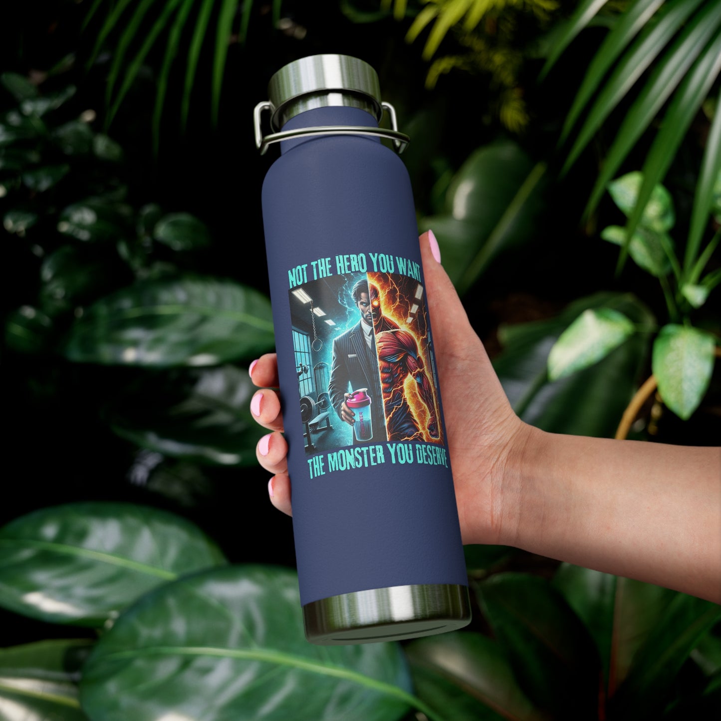 Insulated Bottle — 'Not the Hero You Want, The Monster You Deserve' Graphic