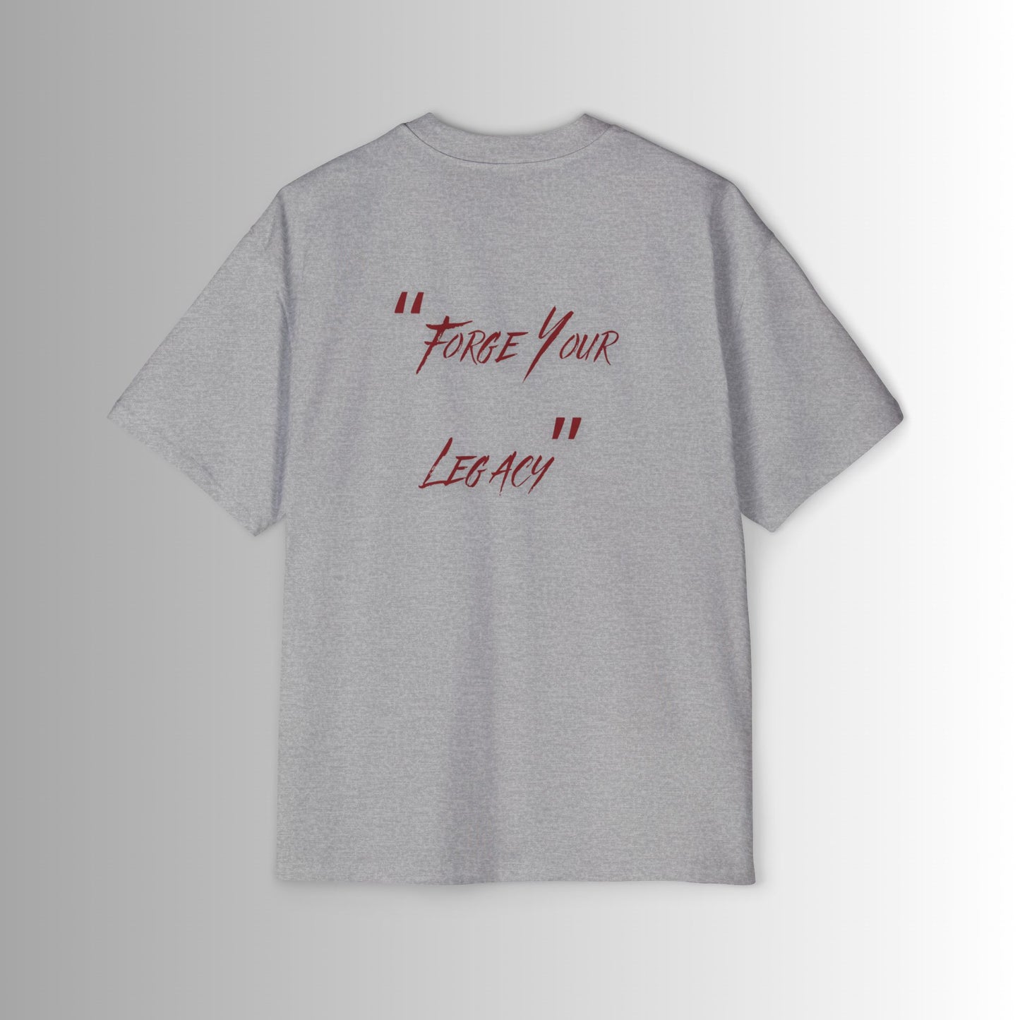 Men's Oversized Tee - Immortal Bloodlines - 'Forge Your Legacy' Graphic Shirt