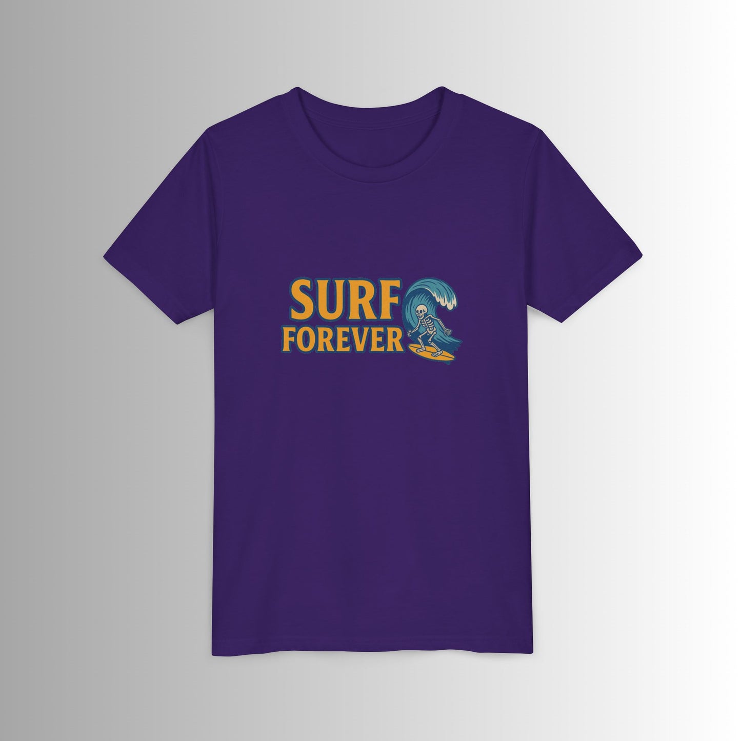 Surf Forever Large Print Youth Tee