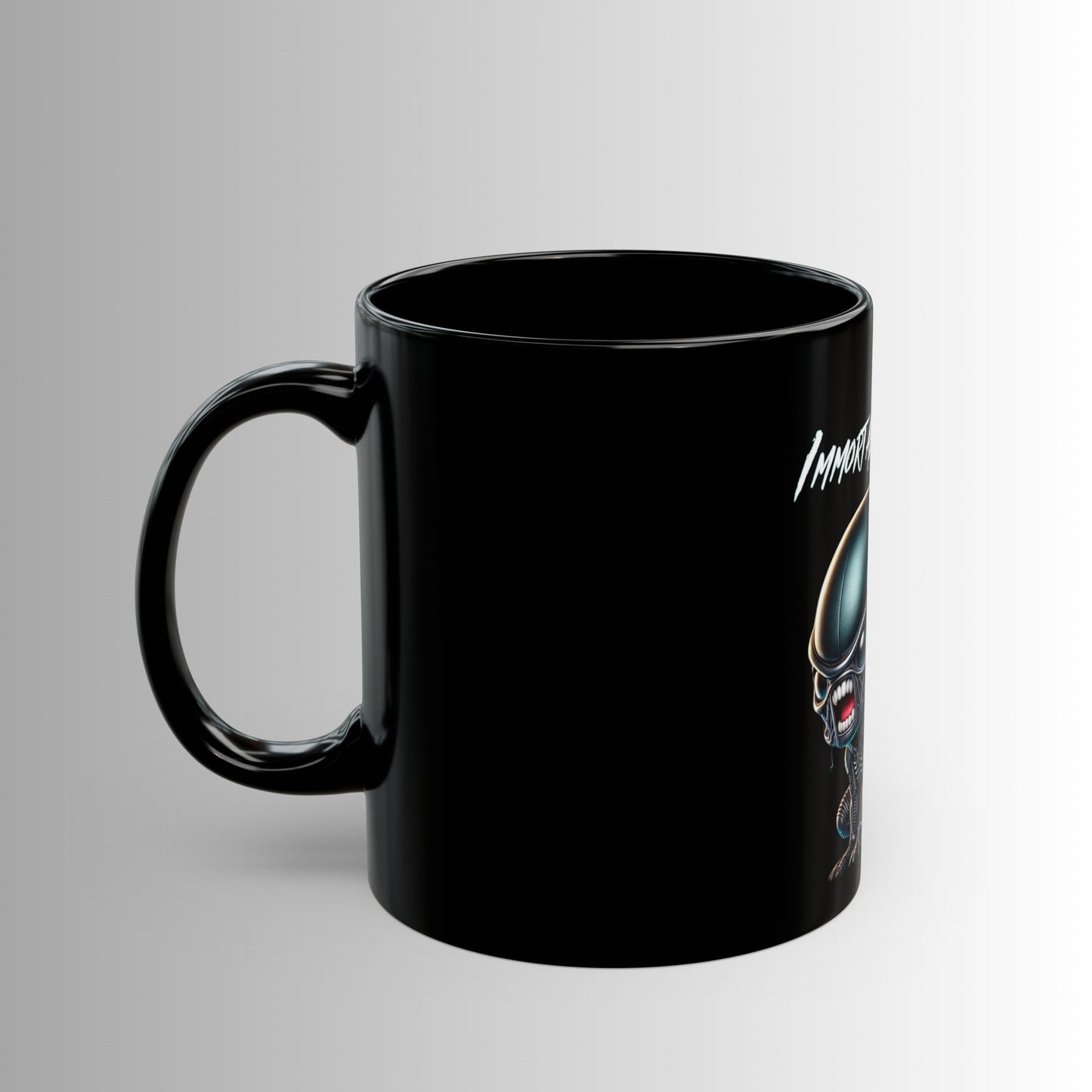Immortal Bloodlines Black Mug — Xenomorph Design (11oz & 15oz)