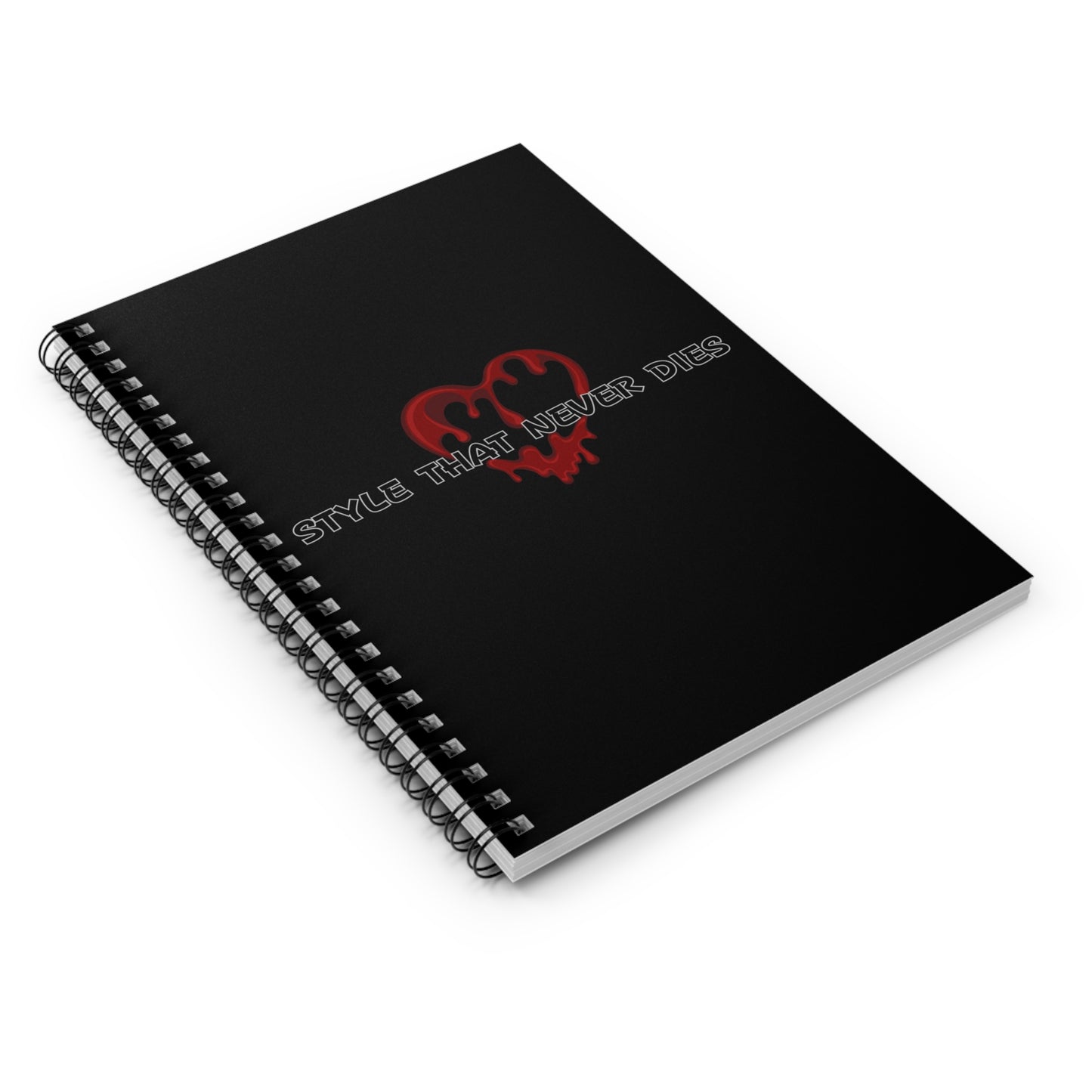 Style that Never Dies Spiral Notebook - Ruled Line