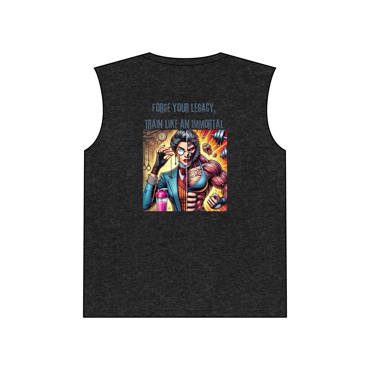 Muscle Tank — 'Jekyll and Hyde' Graphic Tank Top