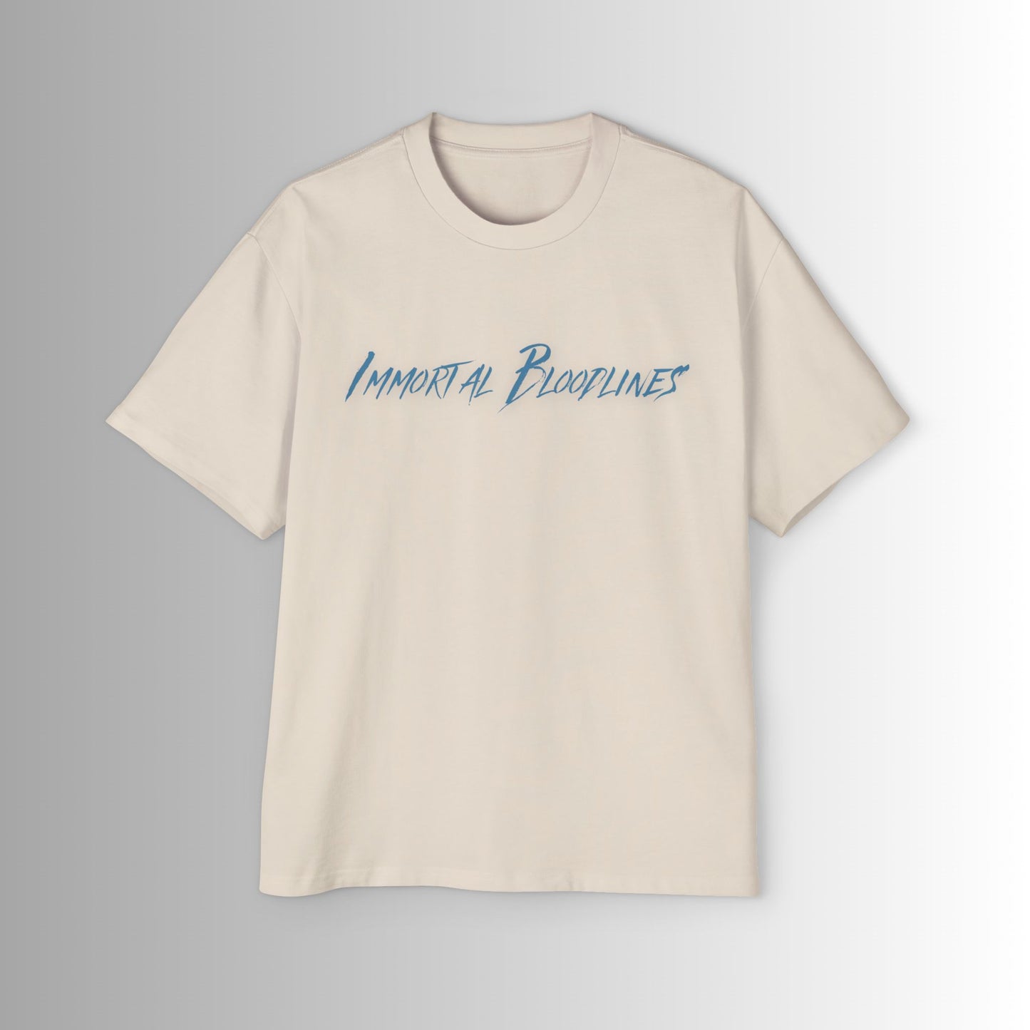 Immortal Bloodlines Men's Heavy Oversized Tee - Valhalla Graphic T-Shirt