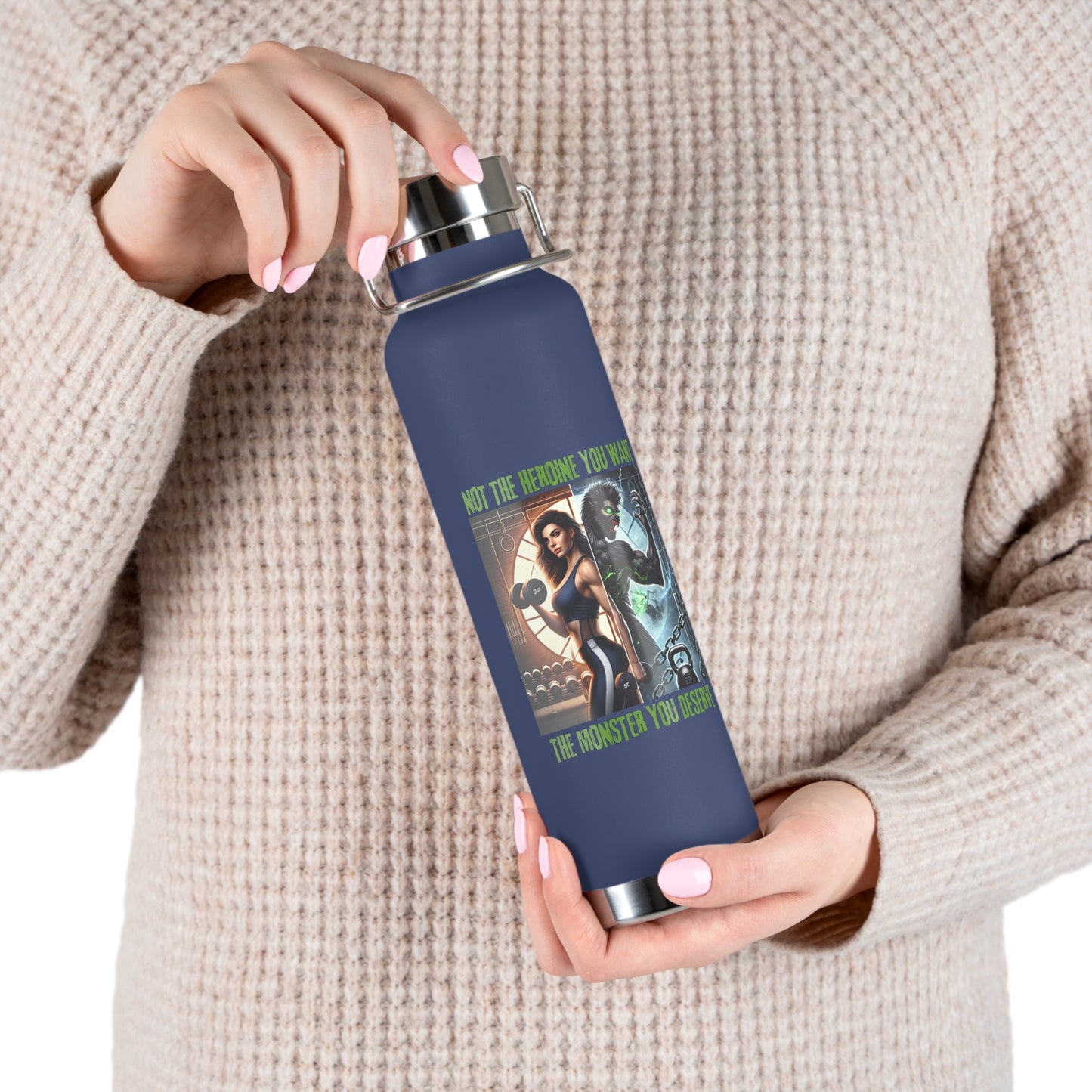 Insulated Bottle — 'Not the Hero You Want, The Monster You Deserve' Graphic
