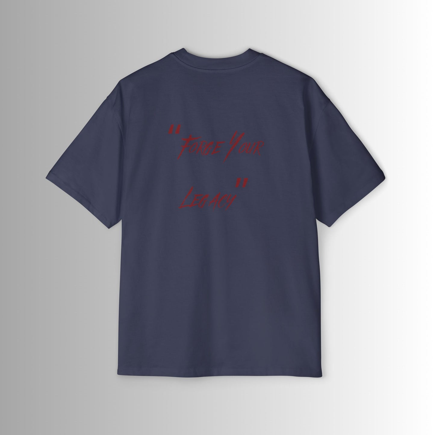 Men's Oversized Tee - Immortal Bloodlines - 'Forge Your Legacy' Graphic Shirt
