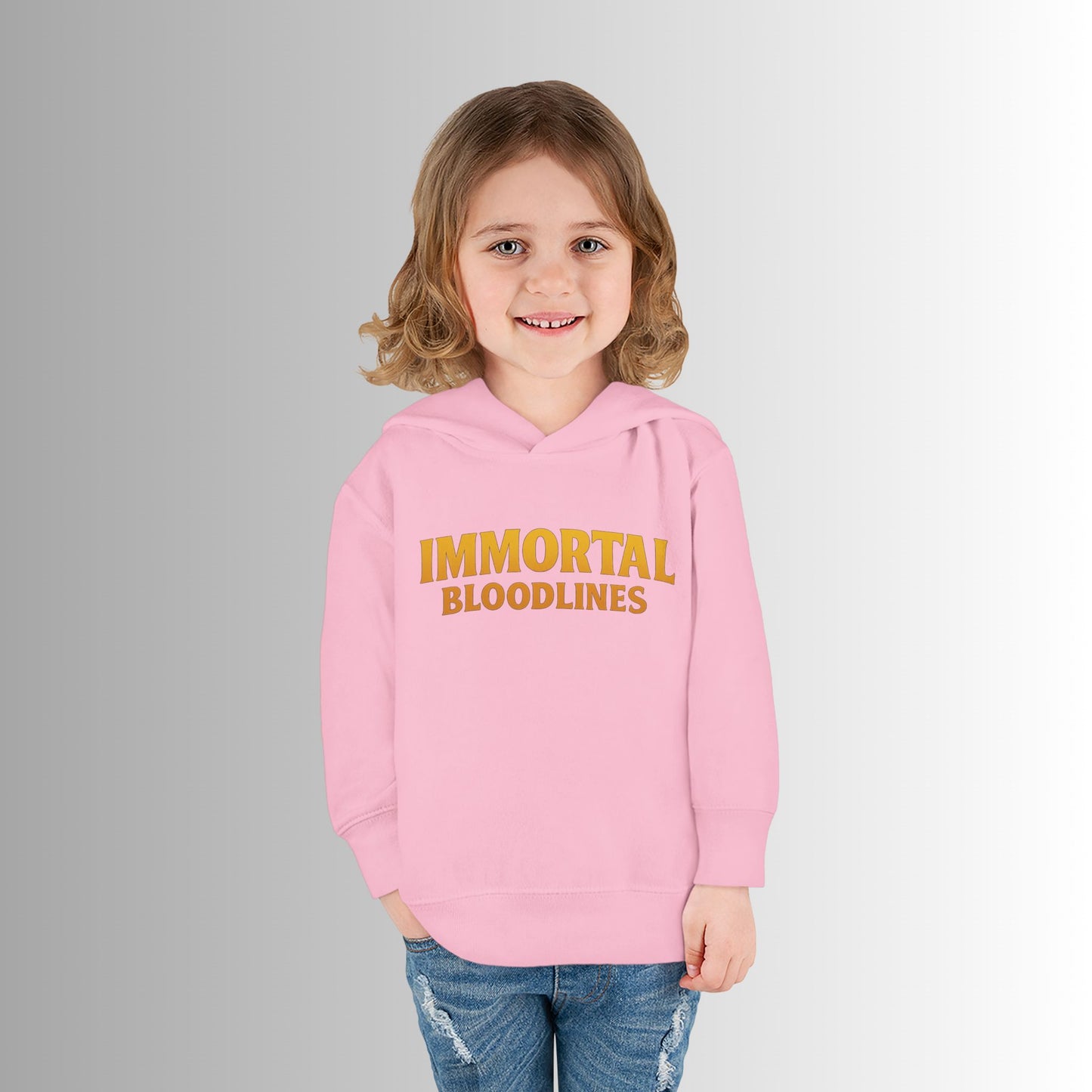 Toddler Hoodie — Neon 'Summer Vibes' Skeleton Pullover