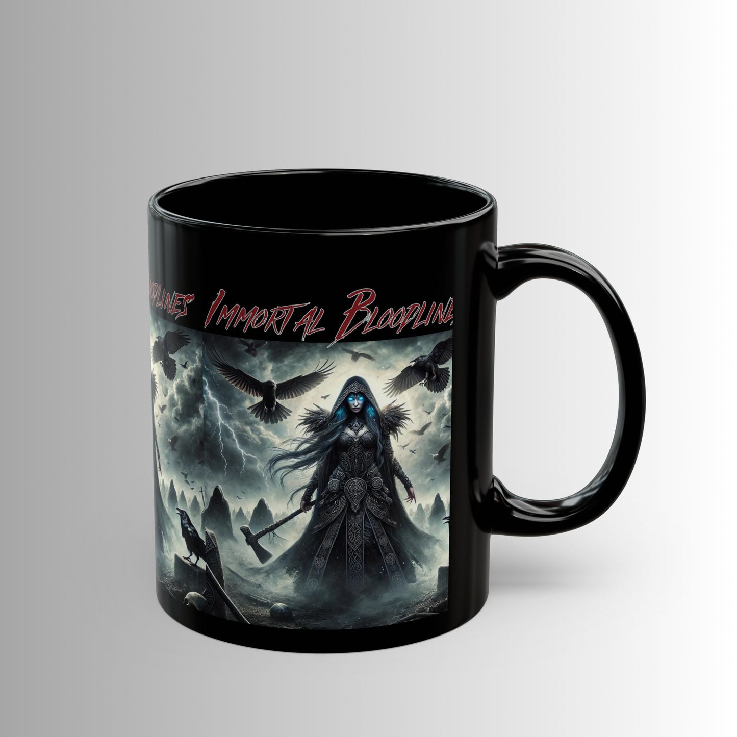 Immortal Bloodlines- God's Collection (Morgan) -  Black Mug — (11oz & 15oz)