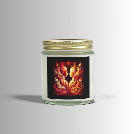 Eternal Flame Scented Candles - Coconut Apricot Wax (4oz, 9oz) - Perfect for Relaxation & Home Decor