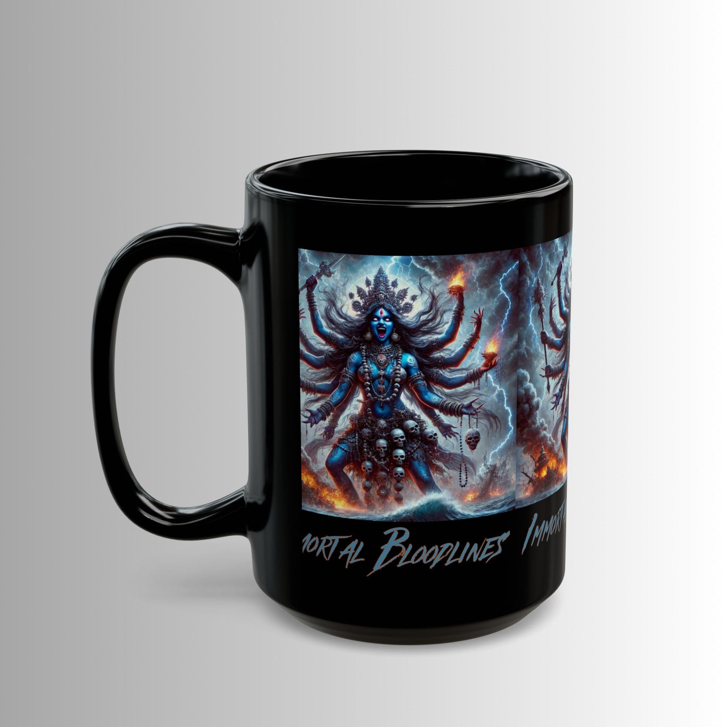 Immortal Bloodlines- God's Collection (Kali) -  Black Mug — (11oz & 15oz)
